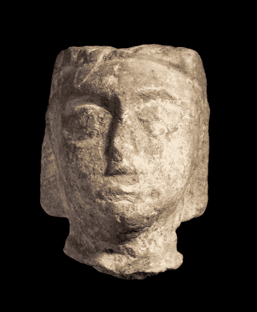 رأس تمثال ادمي